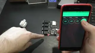 How to manage the load using the Lilygo T-Relay module on ESP32. Integration into Home Assistant.