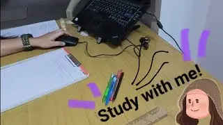 1 Hour Study With Me | Real Background Noise, No Music – Stay Focused with Eva