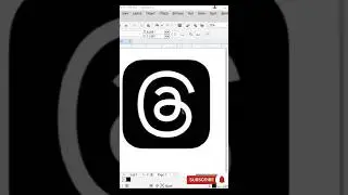 How to make Threads logo 