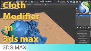 How to use Cloth Modifier in Autodesk 3Ds Max