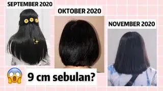 CARA MEMANJANGKAN RAMBUT 9 CM DALAM SEBULAN | Rekomendasi Hair care Memanjangkan Rambut | nadiSSE