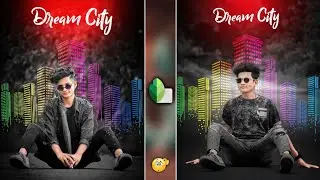Snapseed Dream City Photo Editing 😲 | Snapseed backgroun color change | Snapseed Photo Editing Trick