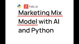 Marketing mix model: 101 and getting started tutorial