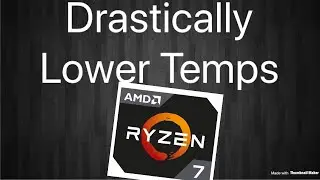 Bring Temps WAY down on your Ryzen 4600h/5600h or 4800h/5800h laptop while gaming.