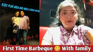 First Time Barbeque 😋... With family | Gopika Birthday celebration 🎉 | Couple Video | SettuNadhiya