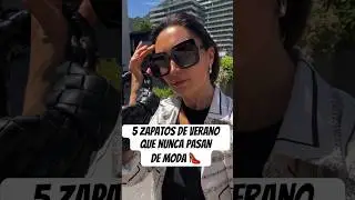 5 pares de ZAPATOS que no pasan de MODA 👠 #shorts2024#katyamuir