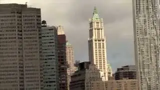 Space Shuttle Enterprise Fly Over NYC Twice.