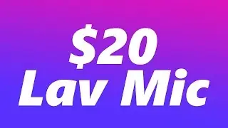 $20 Lav Mic? AudioTechnica ATR3350IS