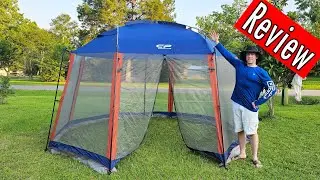 CAMPROS Tent  Amazon Review & Easy Assembly - Canopy Tent with Screened Mesh Wall