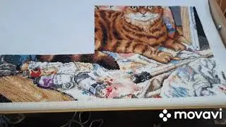Мой рукодельный январь. Что вязала и вышивала