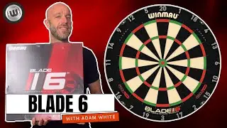 BLADE 6 TRIPLE CORE WINMAU DARTBOARD REVIEW WITH ADAM WHITE
