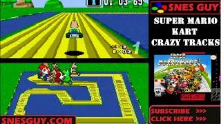Is Super Mario Kart Crazy Tracks (SNES) Rom Hack Any Good?