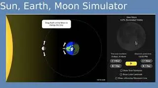 PSC153 Lab7: Sun, Earth, Moon Simulator