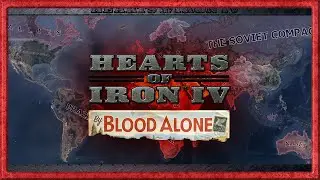 5 Faction World War 2 | HOI4 Patch 1.12 + By Blood Alone DLC  - 1936 to 1960 Timelapse
