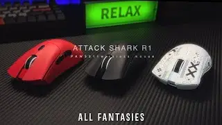 ASMR UNBOXING| attack shark R1 review |