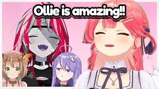 Miko is impressed by how amazing Ollie is…