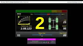RS-Dash ASR Prototype Dashboard Editor Overview