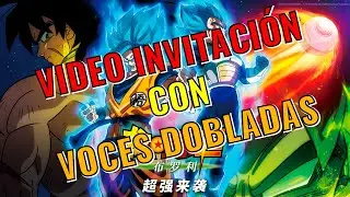 🥇 Video invitación de cumpleaños de Dragon Ball - Personalizada