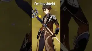 my genshin main team (Then vs Now)  #shorts