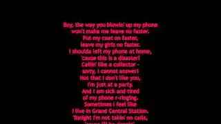 Lady Gaga - Telephone ft. Beyoncé Lyrics