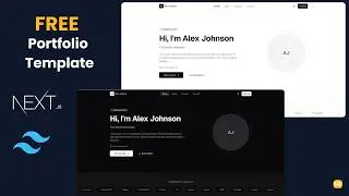I Built a Free Developer Portfolio with Next.js 16 + Tailwind CSS — Source Code Included