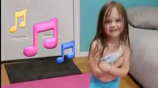 Dancing Diva: Olivia's solo improv dance party cuteness 🎶