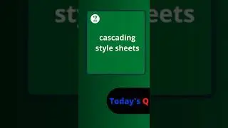 what is the long form of css