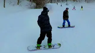 Snowboarding de leve com Bettao  Gransnow okuibuki