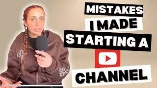 MISTAKES I MADE STARTING A YOUTUBE CHANNEL IN 2024 (and what I would do differently)