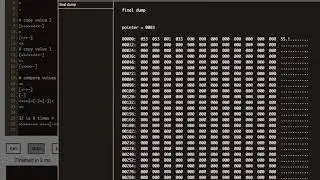 Coding: Making a numerical comparison in BrainFuck