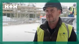 Installation of Vertical Wall Panels supported by H+H training
