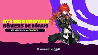 RECARREGUE CRISTAIS GÊNESIS DE GENSHIN IMPACT NA CODASHOP!