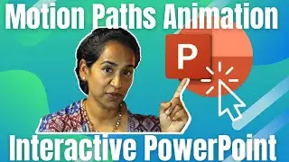 How To Create Animations using Motion Path in PowerPoint