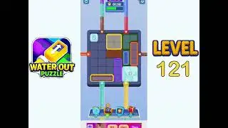 Water Out Puzzle Level 121 Walkthrough Solution