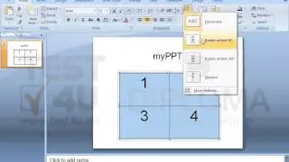Rotate the contents of the table cells by 90 degrees.