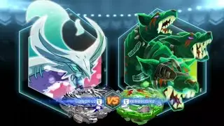 Beyblade burst app~Lui vs Ken (Luinor L2 vs Kerbeus K2)
