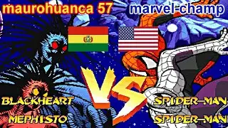 Marvel Super Heroes Vs. Street Fighter - maurohuanca 57 vs marvel-champ FT5