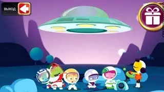 Learning English with monsters in space, Part II. Английский для детей, мультик про космос,  часть 2