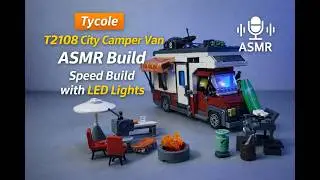 Tycole T2108 City Camper Van ASMR Build | Speed Build with LED Lights 💡