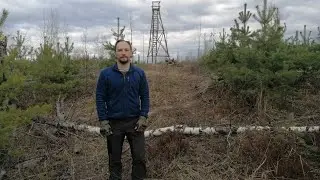 НАШЛИ ОГРОМНЫЕ ВЫШКИ В ГОРЕЛОМ ЛЕСУ. ДИКИЕ ЗВЕРИ, СЛЕДЫ И НАХОДКИ. ОЗЕРО ЛИНЁВО И ГЛУБОКОЕ #1 (4K)