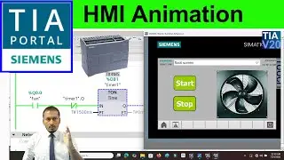TIA Portal HMI Animation Tutorial | Siemens S7-1200 & TP700 Comfort Panel Programming