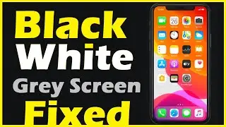 How to Fix Black and White Screen on iPhone | Enable Colors | Grayscale Screen Problem in iPhone iOS