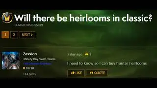 Meanwhile on the wow classic forums