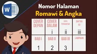 Cara buat Nomor Halaman Romawi dan Angka (cover depan & dalam ) di Word
