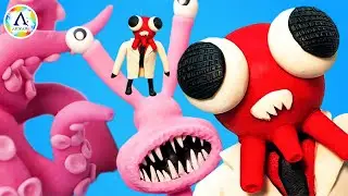 РАДУЖНЫЕ ДРУЗЬЯ EXE из пластилина RAINBOW FRIENDS Roblox / ЛЕПКА.РУ #2