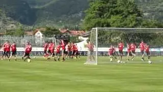 FC Bayern München's pre-season summer training camp in Trentino