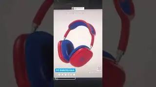 FC Barcelona, 3ds Max Product Modelling, Product Design, Render