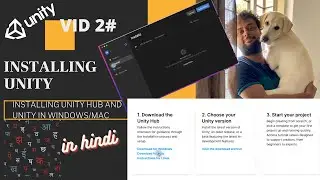 VID02 - How To Install Unity in Windows and Mac | Unity Tutorial In Hindi.