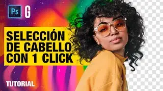 Photoshop Tutorial | Selección de Cabello EN 1 CLICK  | Mask Hair IN 1 CLICK