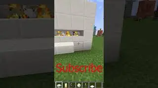 Minecraft: How to build a modern fire place #minecraft #minecraftshorts